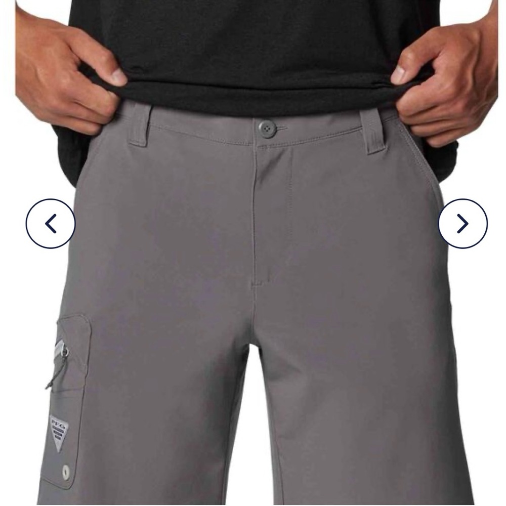 Men's Columbia PFG Terminal Tackle™ II Shorts 36 Cool Gray